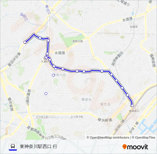 082系統 バスの路線図