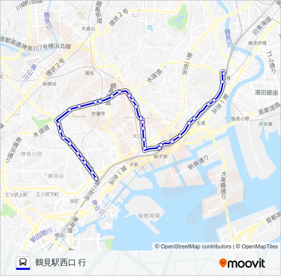 084系統 バスの路線図