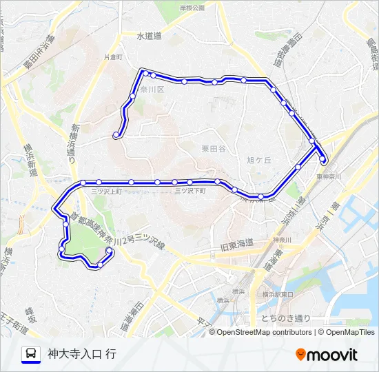 088系統 バスの路線図