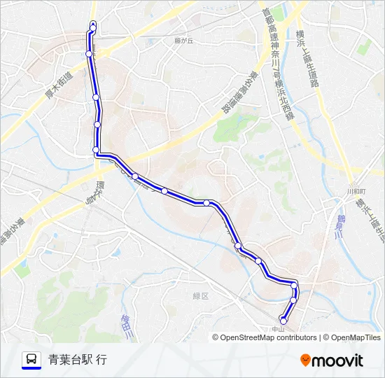 090系統 バスの路線図
