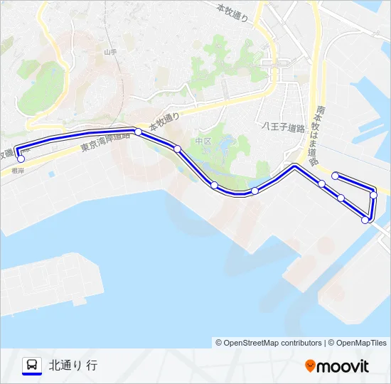 097系統 バスの路線図