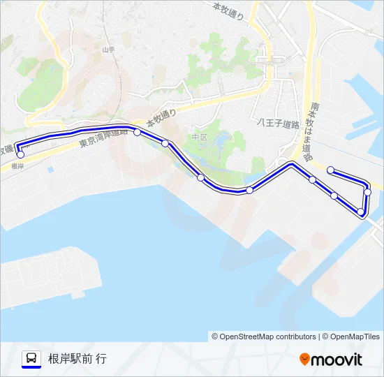 097系統 バスの路線図