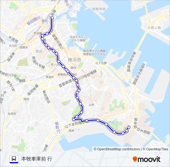 103系統 Bus Line Map