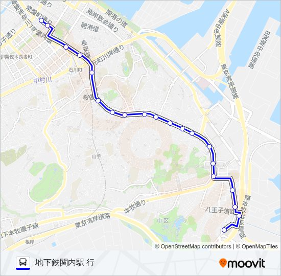 105系統 Bus Line Map