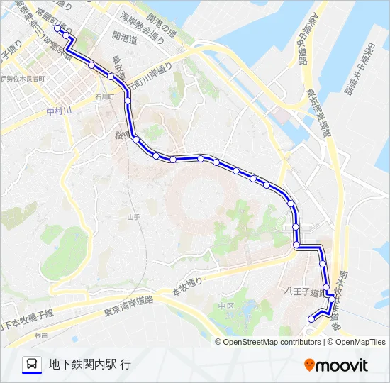 105系統 Bus Line Map