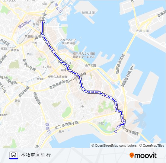 105系統 Bus Line Map