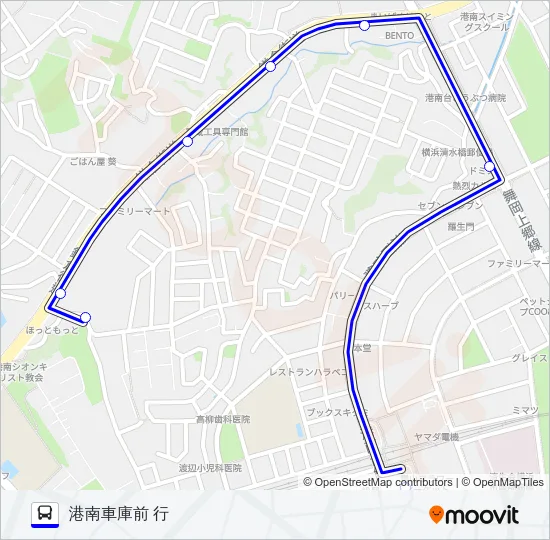 108系統 バスの路線図