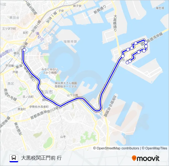 109系統 バスの路線図
