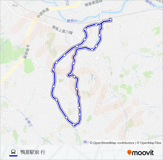 119系統 バスの路線図