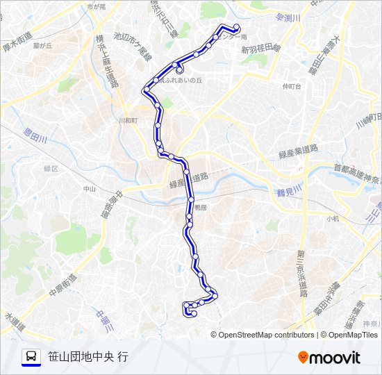 124系統 Bus Line Map