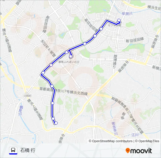 124系統 バスの路線図
