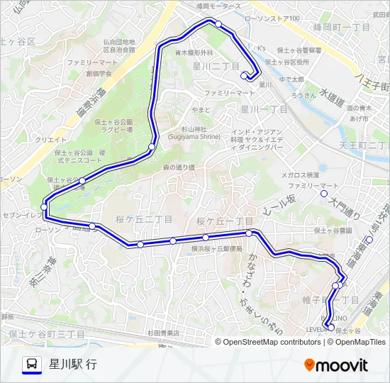 127系統 Bus Line Map