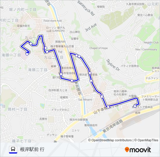 135系統 Bus Line Map