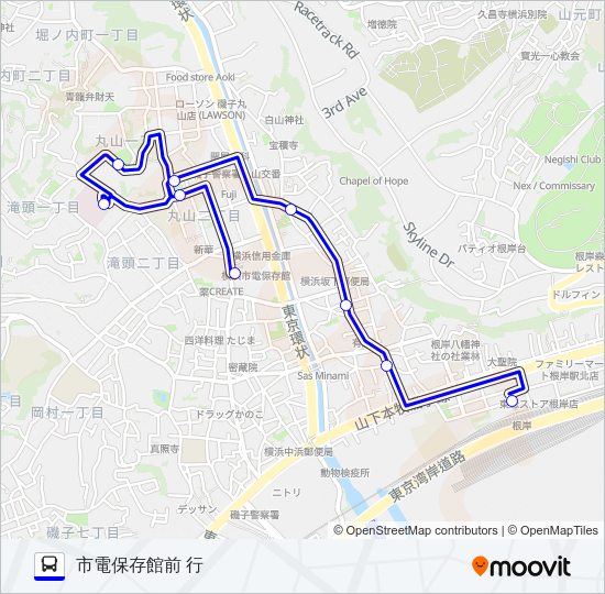 135系統 Bus Line Map