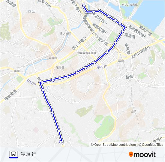 158系統 Bus Line Map
