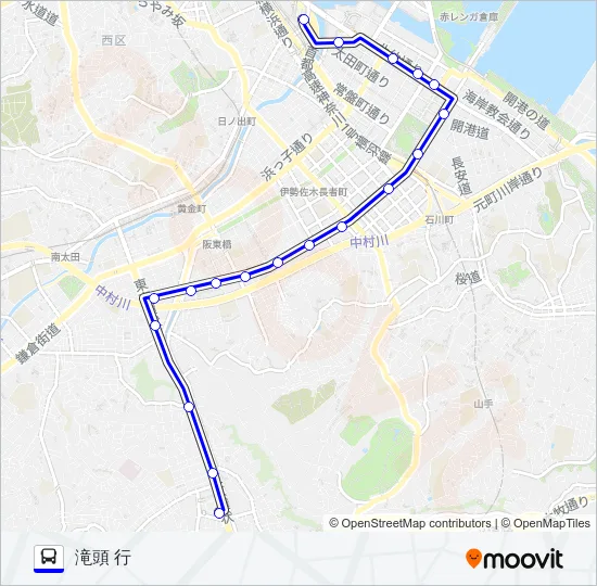 158系統 Bus Line Map