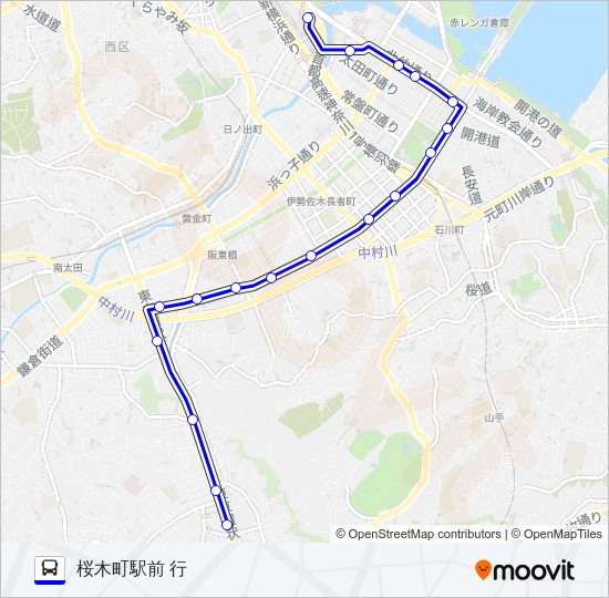 158系統 Bus Line Map