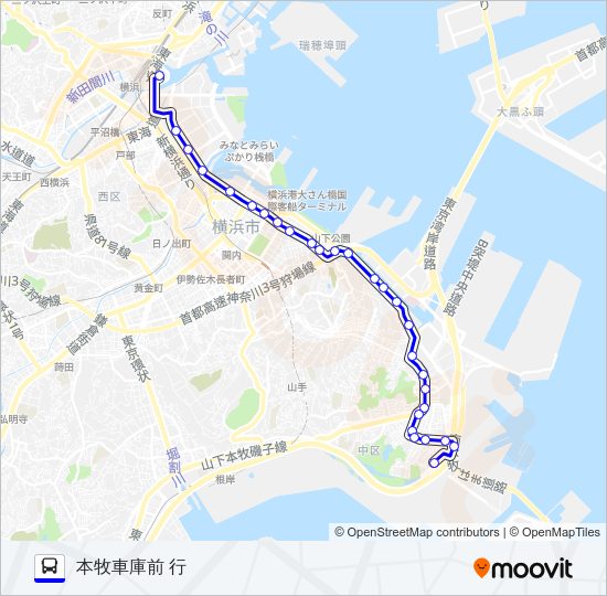 168系統 Bus Line Map