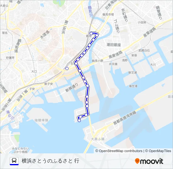 181系統 バスの路線図