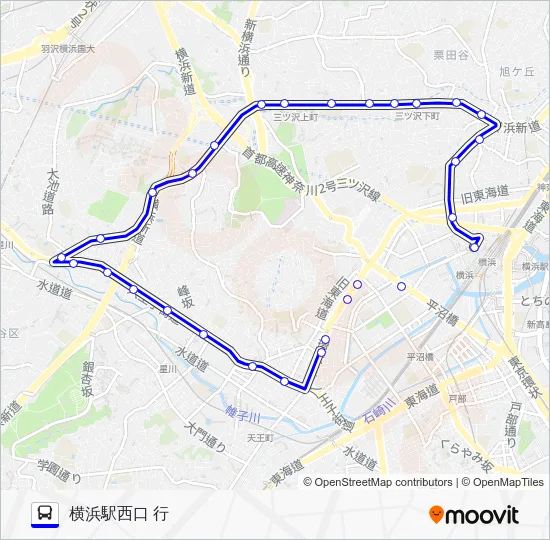 Route 202 Bus Line Map
