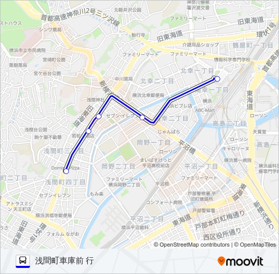 204系統 Bus Line Map