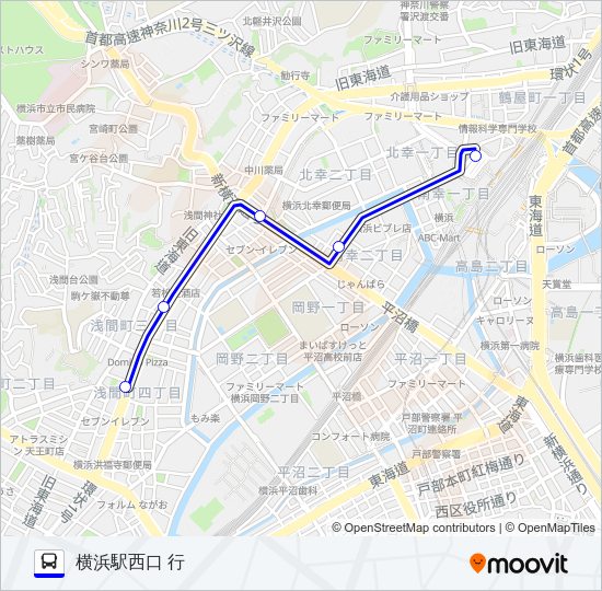 204系統 Bus Line Map