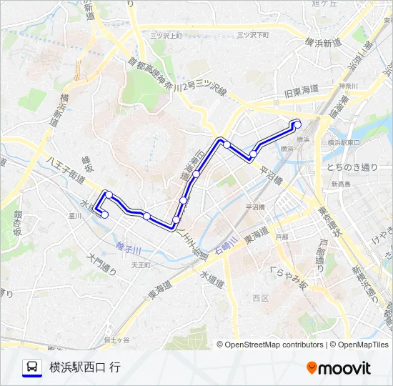 207系統 バスの路線図