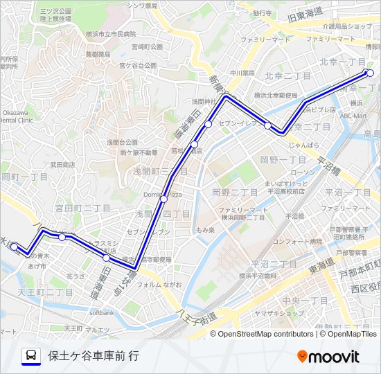 207系統 Bus Line Map