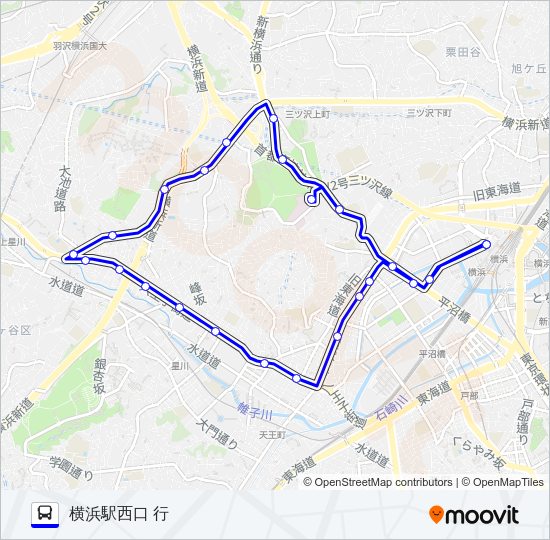 208系統 Bus Line Map