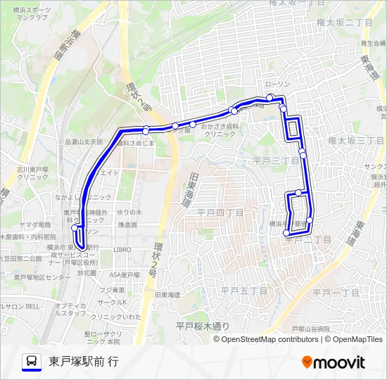 Route 210 Bus Line Map