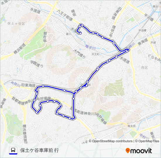 212系統 バスの路線図