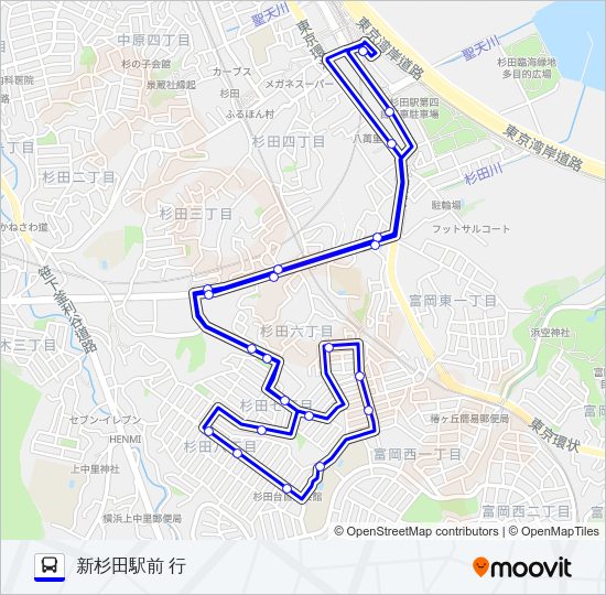 215系統 Bus Line Map