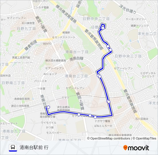 217系統 Bus Line Map