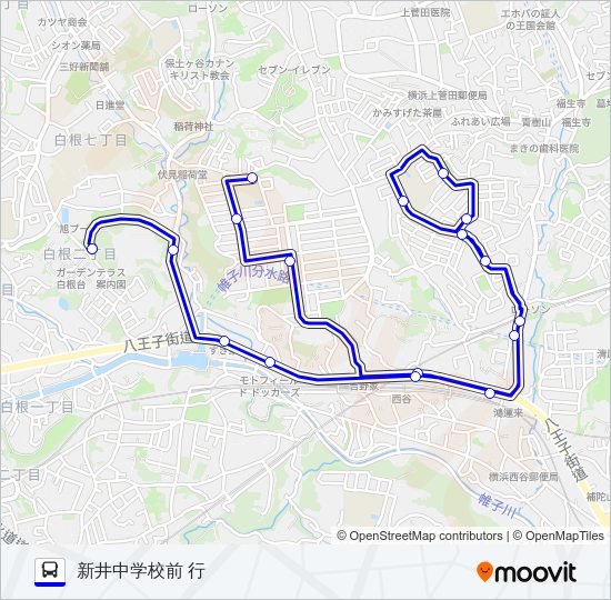 218系統 Bus Line Map