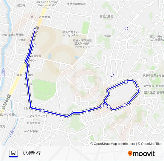 Route 219 Bus Line Map