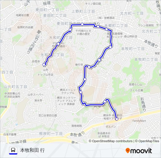 222系統 Bus Line Map