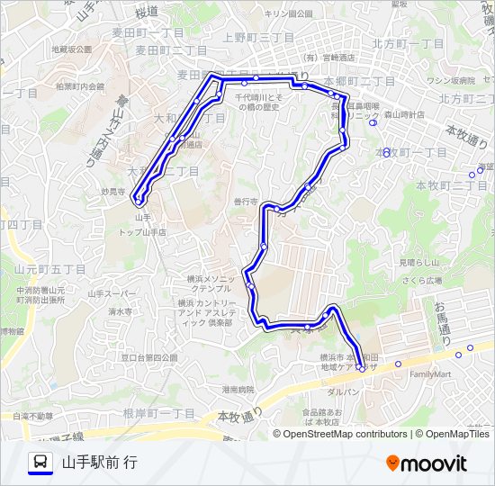 222系統 Bus Line Map