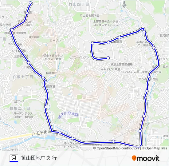 Route 248 Bus Line Map