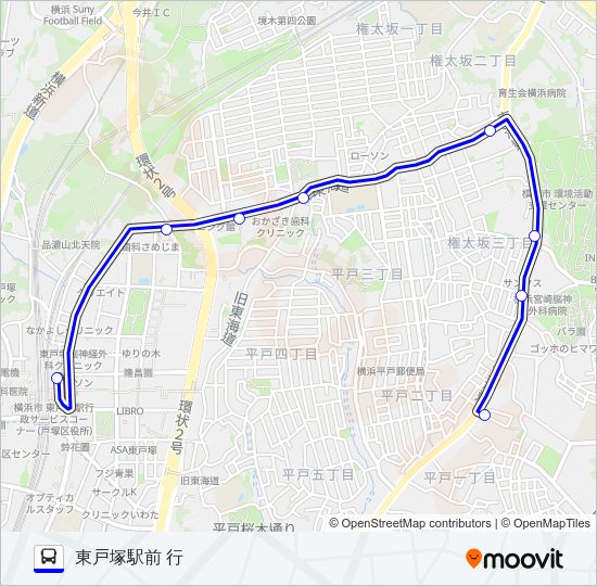 260系統 Bus Line Map