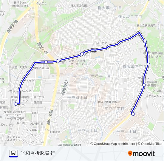 260系統 Bus Line Map