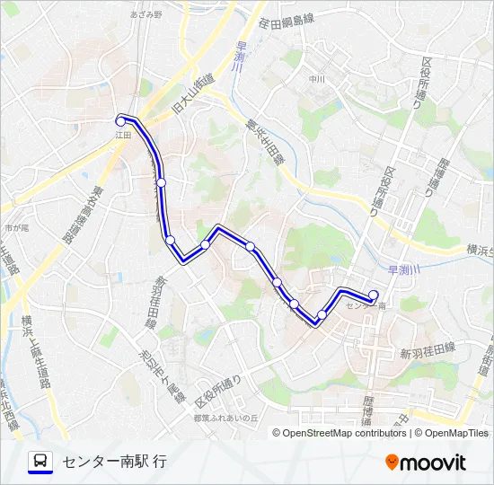304系統 バスの路線図