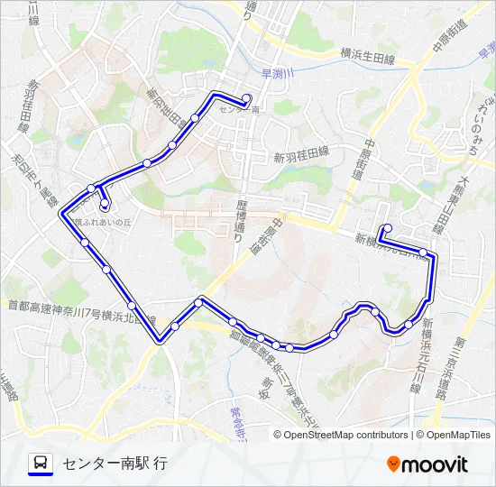 318系統 バスの路線図