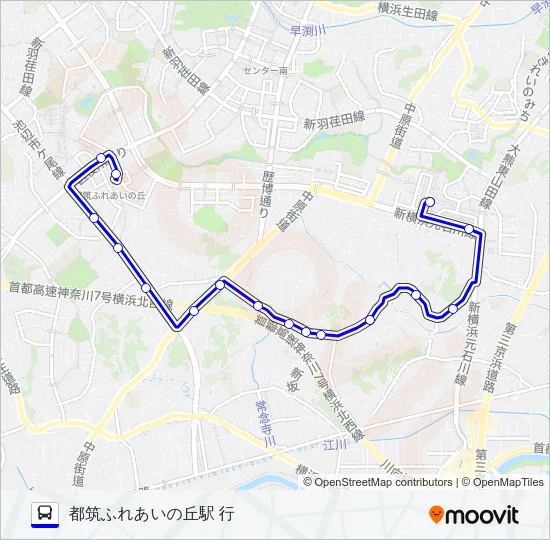 318系統 バスの路線図