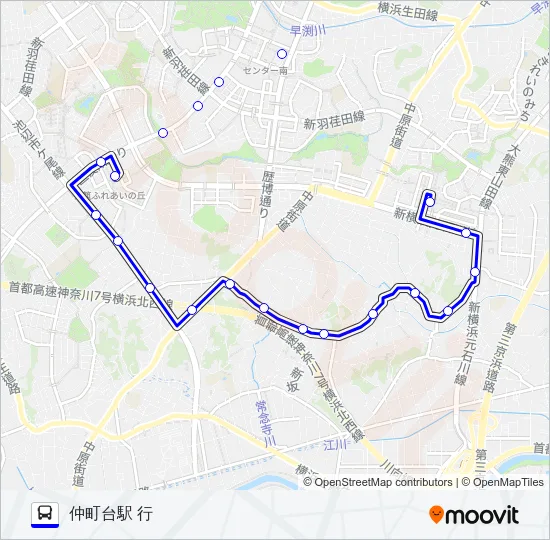 318系統 バスの路線図