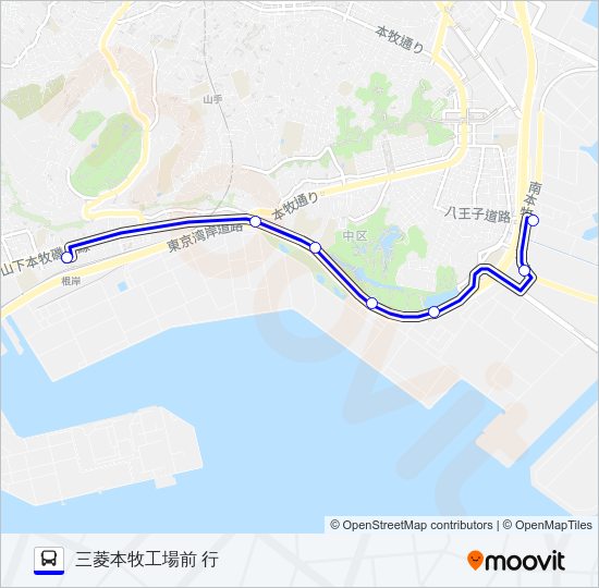 【急行】91系統 Bus Line Map