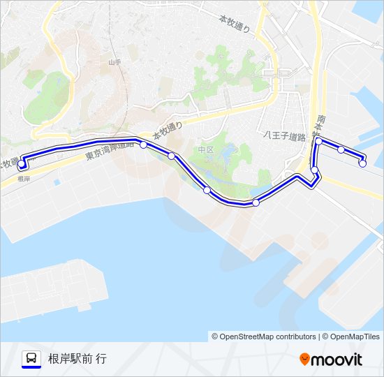 【急行】91系統 Bus Line Map