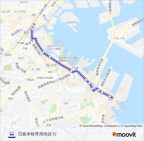 【急行】123系統 Bus Line Map