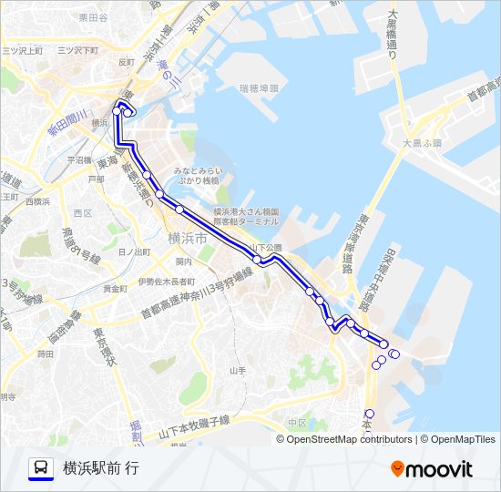 【急行】123系統 Bus Line Map