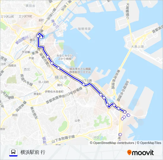 【急行】123系統 Bus Line Map