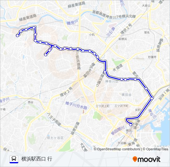 【急行】326系統 Bus Line Map